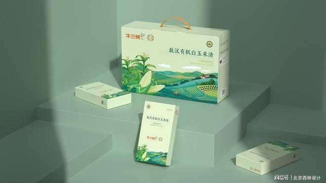 牛三碗打造独特有机杂粮食品包装麻将胡了网址北京西林设计助力(图4)